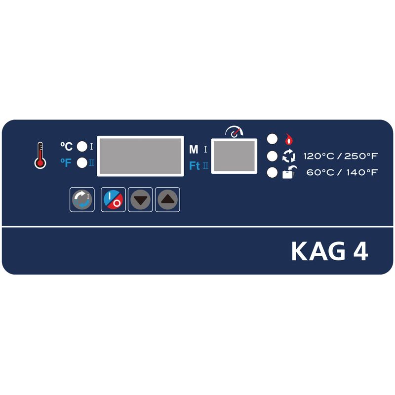 Holzkraft KAG 4 SET - regulacja temperatury i prędkości posuwu