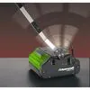 Cleancraft 420 - Dzięki składanemu dyszlowi maszyna może być bez wysiłku manewrowana we wszystkich kierunkach i umożliwia pracę blisko krawędzi