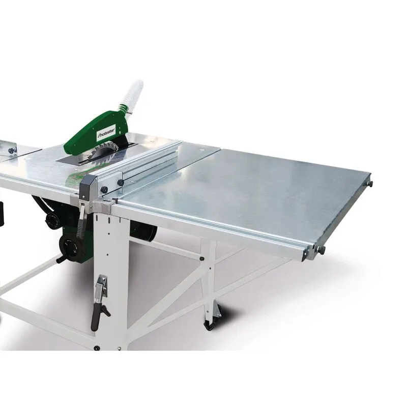 Holzstar TKS 316 PRO (230 V) - Dodatkowy stół 800 x 550 mm w zestawie Odpowiedni jako przedłużenie i poszerzenie stołu