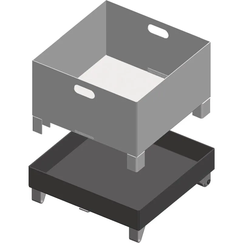 Metallkraft HMBS 400 CNC - Pojemnik na wióry