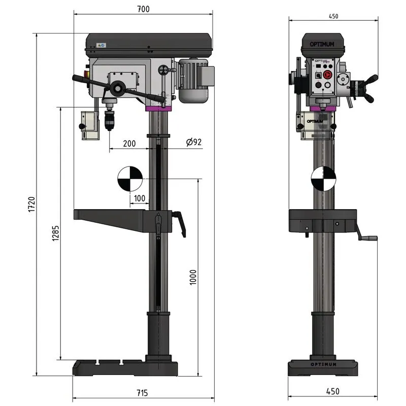 Optimum DH 28FS Zestaw z oferty specjalnej z imadłem - 6